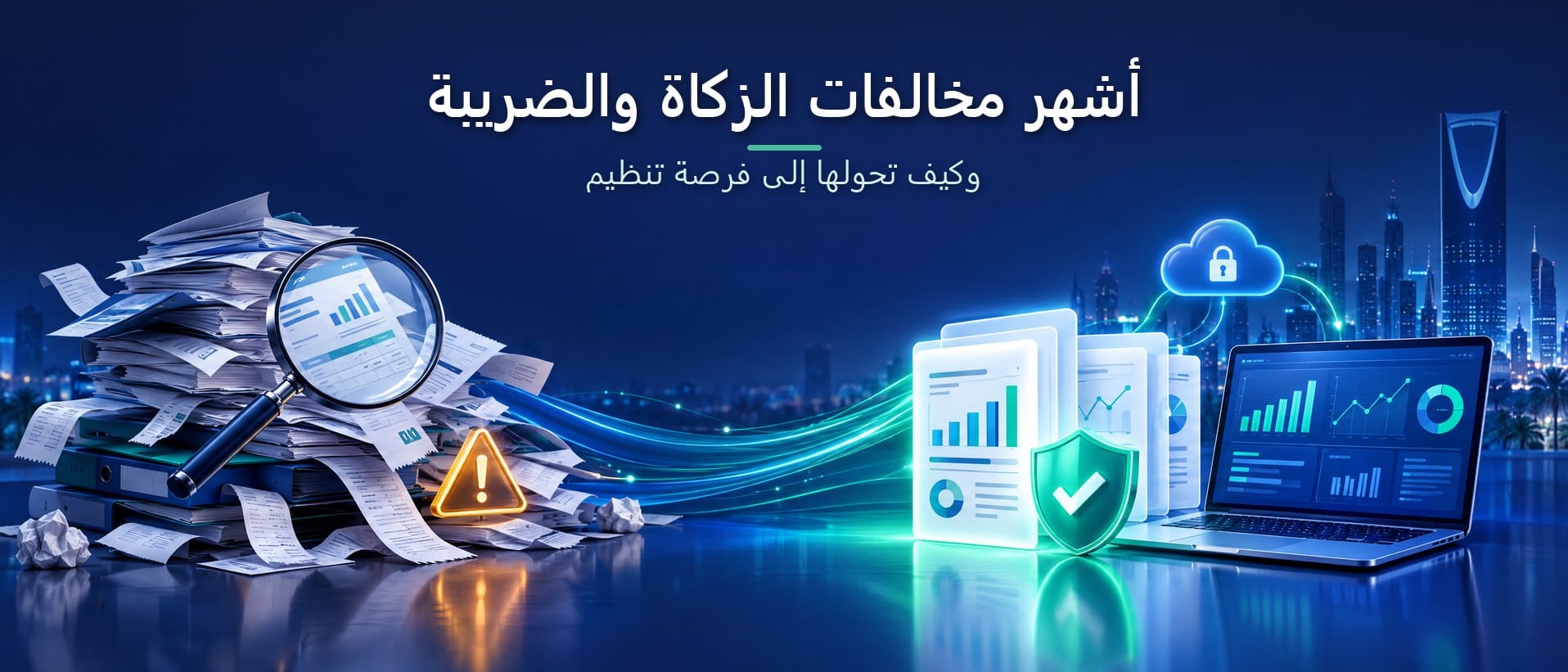 مخالفات الزكاة والضريبة والجمارك على المنشآت الصغيرة وتحويل الفوضى المالية إلى سجلات منظمة